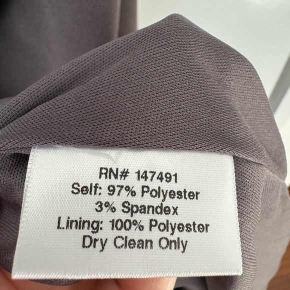 Anthropologie by BHLDN one shoulder charcoal gown, bridesmaid or black tie event - Picture 8 of 9